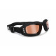 Motorcycle Goggles Antifog - Adjustable Strap - Ventilated - Bertoni Italy AF112C