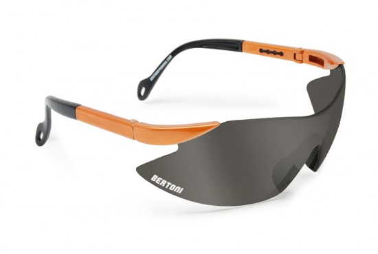 AF185D Bertoni Anti-Fog Shooting & Sports Eyewear with Adjustable Temples