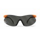 AF185D Bertoni Anti-Fog Shooting & Sports Eyewear with Adjustable Temples