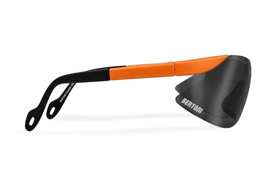 AF185D Bertoni Anti-Fog Shooting & Sports Eyewear with Adjustable Temples