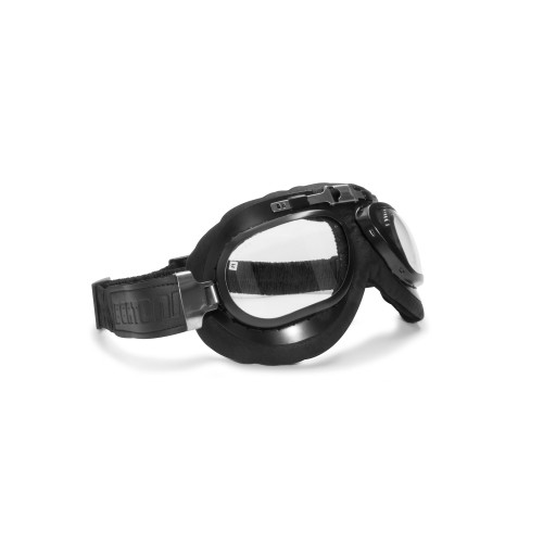 Motorcycle Vintage Aviator Goggles Calfskin Leather AF191L Bertoni