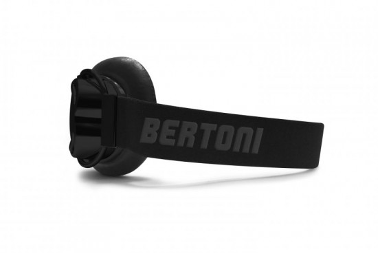 Bertoni Motorcycle Aviator Goggles for Women Men Chrome Plated Mat Black Compaq Size by Bertoni Italy AF77 (mat black)