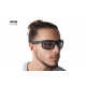 Sports Photochromic Sunglasses for Running Ski Motorcycle by Bertoni Italy - ALIEN F02 Matt Black