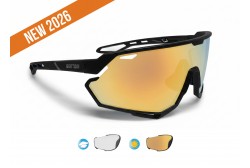 ALPHA 01PHG Occhiali Sportivi Fotocromatici Specchiati Oro