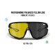 Occhiali Sport Ciclismo MTB Tennis Sci Padel ALPHA 01Y Lente Fotocromatica Polarizzata Gialla Bertoni Italia