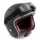 Bertoni Aviator Motorcycle Vintage Goggles Photochromic Lenses F188PH Motorbike Sunsensor Black Leather Glasses for Helmets