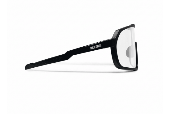 BERTONI Occhiali Sportivi da Vista Ciclismo MTB Running Sci Padel Tennis Lente Fotocromatica Anti Appannante GEMINI 01PHR