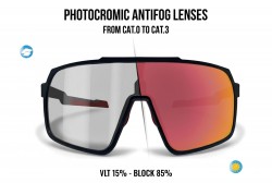GEMINI 03PHR Occhiali Sportivi da Vista Fotocromatici Specchiati Antifog