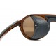 B89 LIVIGNO brown mountain sunglasses with magnetic side shields and category 3 polarized lenses