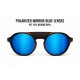 B89 LIVIGNO brown mountain sunglasses with magnetic side shields and category 3 polarized lenses