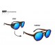 B89 LIVIGNO brown mountain sunglasses with magnetic side shields and category 3 polarized lenses
