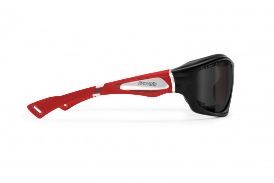 Occhiali polarizzati antiriflesso in TPX antiurto per sci, moto, running e sport acquatici by Bertoni Italy cod. P1000B