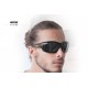 Bertoni Polarized Sports Sunglasses with Hydrophobic Lens for Cycling MTB Fishing Watersports Ski Running Golf Outdoor Activities - Windproof Wraparound Glasses Italy - P1000C