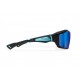 Bertoni Polarized Sports Sunglasses with Hydrophobic Lens for Cycling MTB Fishing Watersports Ski Running Golf Outdoor Activities - Windproof Wraparound Glasses Italy - P1000D