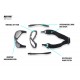 Occhiali Fotocromatici Polarizzati per Moto Sci Skydiving Sport Estremi - Astine intercambiabili con banda elastica - by Bertoni Italy P333FTA