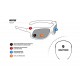 Bertoni Photochromic Polarized Sunglasses Cycling Fishing Watersports Running Ski - P545FTS Italy - Sporting Wraparound Windproof Glasses