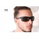Bertoni Photochromic Polarized Sunglasses Cycling Fishing Watersports Running Ski - P545FTS Italy - Sporting Wraparound Windproof Glasses