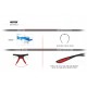 Polarized Sports Sunglasses for men women Running Cycling Fishing Golf Baseball - P676m Windproof Wraparound Design by Bertoni Italy