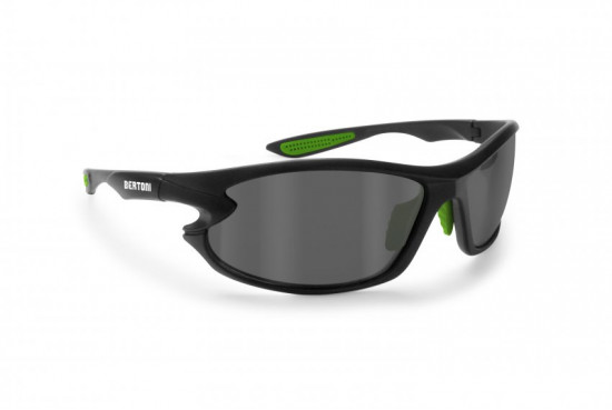 Polarized Sports Sunglasses for men women Running Cycling Fishing Golf Baseball - P676m Windproof Wraparound Design by Bertoni Italy