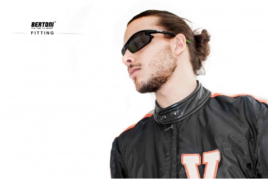 Polarized Sports Sunglasses for men women Running Cycling Fishing Golf Baseball - P676m Windproof Wraparound Design by Bertoni Italy