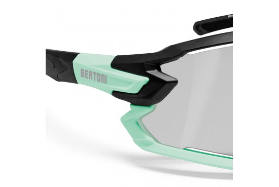  Occhiali sportivi per Ciclismo Running MTB Sci Sport mod. Quasar – montatura in TR90, struttura polimerica made in Swiss estremamente leggera e resistente Bertoni QUASAR B03
