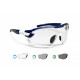 BERTONI Sport Sunglasses Photochromic Cycling MTB w. Prescription Carrier QUASAR F02