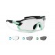  Occhiali sportivi fotocromatici per Ciclismo Running MTB Sci Sport mod. Quasar con Clip da Vista – montatura in TR90, struttura polimerica made in Swiss estremamente leggera e resistente Bertoni QUASAR F03