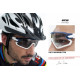 Bertoni Sport Sunglasses Cycling MTB Running Ski Golf with Optical Prescription Carrier mod. Quasar B02