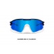 Bertoni Sport Sunglasses Cycling MTB Running Ski Golf with Optical Prescription Carrier mod. Quasar B02