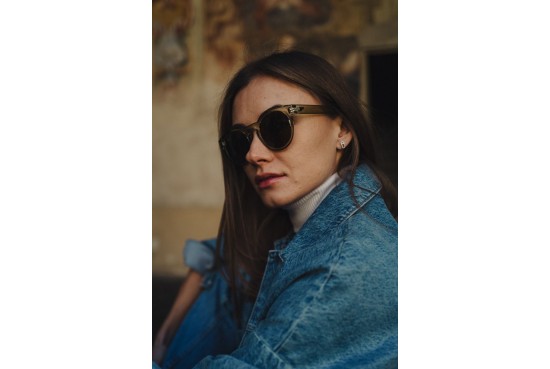 SP-02 Round fashion sunglasses B89 by BERTONI
